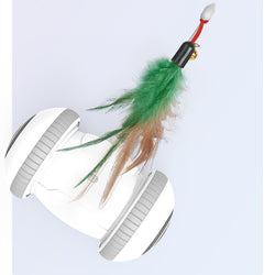 Interactive Cat Toy With Interchangeable Heads
