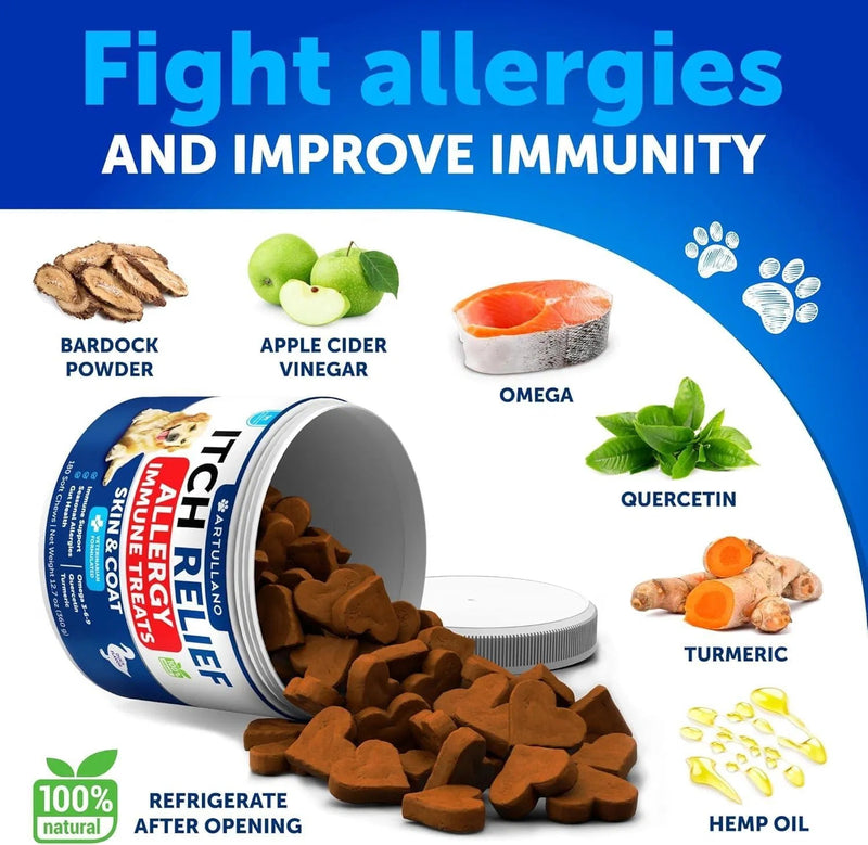 Dog Allergy Relief Chews Itching Skin Relief For Dogs