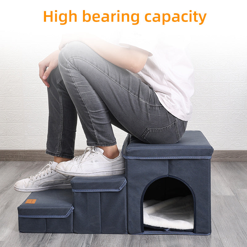 Foldable Dog Stairs With Storage