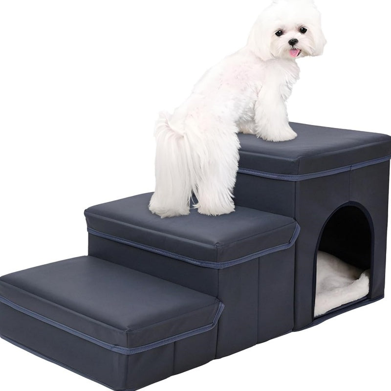 Foldable Dog Stairs With Storage