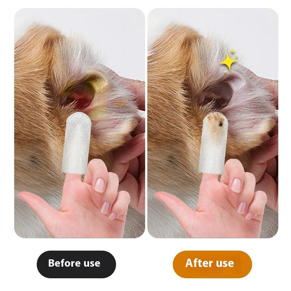 Disposable Pet Cleaning Products Teeth Cleaning Wipes