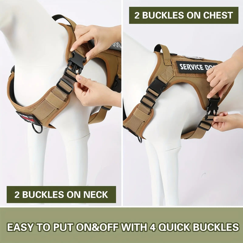 American Local Tactical Pet Boobs Service Dog Harness Vest