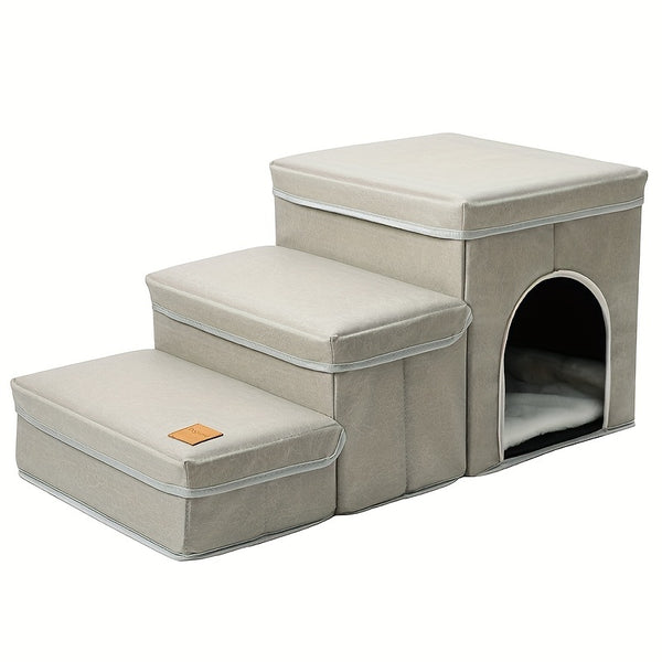 Foldable Dog Stairs With Storage