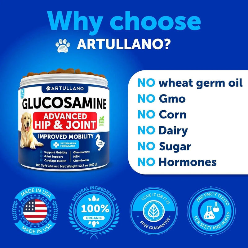 Glucosamine For Dogs Hip And Joint Supplement