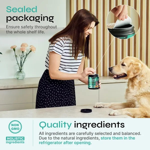 Hemp Calming Chews For Dog Anxiety Relief Duck Favor Calming Treats