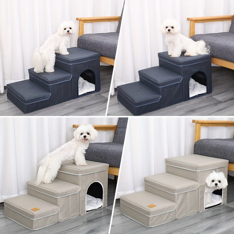 Foldable Dog Stairs With Storage